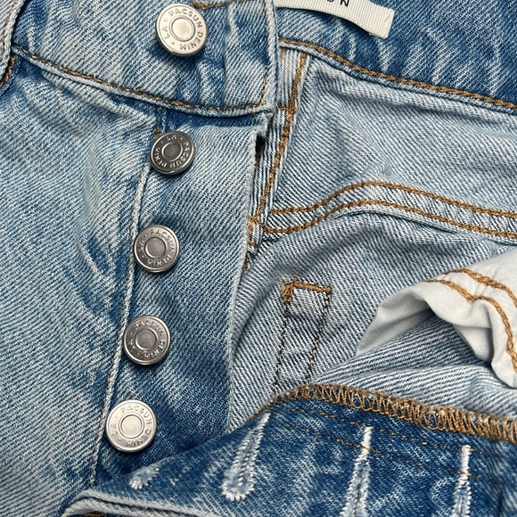 PACSUN button-up ripped women’s blue jeans size 23 - Picture 7 of 14